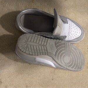 Nike Men's Gray and White Sneakers
